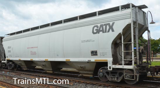 Car/wagon CGLX2310 left side / coté gauche